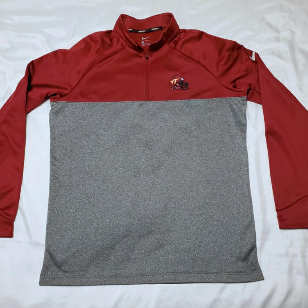 Mens Nike Golf Shirt Virginia Tech Hokies Large
